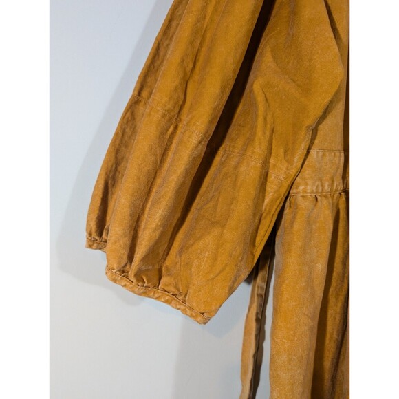 Ava & Viv Dress Women Plus 2X Copper 3/4 Balloon Sleeve Boho Peasant - Picture 3 of 7